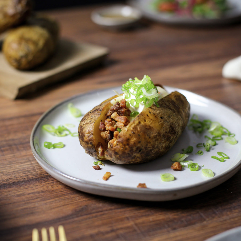 Baked Potato with Toppings
