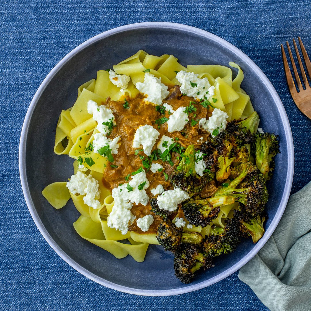 Braised Beef and Pappardelle Pasta