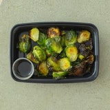 Charred Brussel Sprouts with Balsamic Glaze