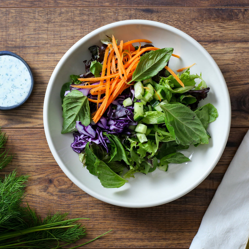 House Salad with Ranch Dressing
