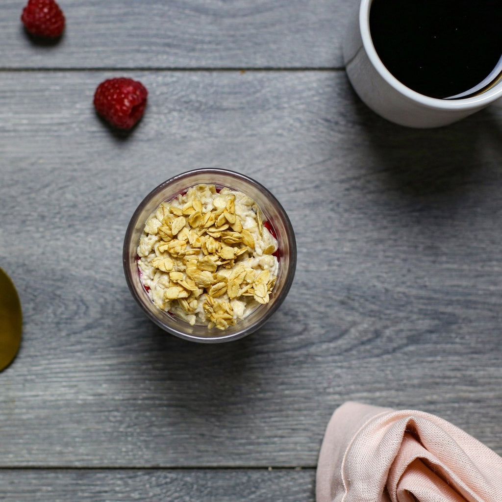 Raspberry Cashew Overnight Oats