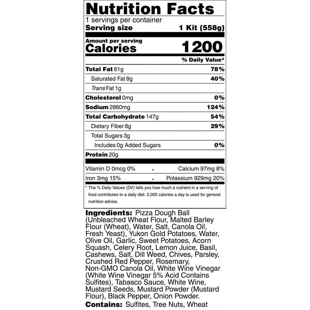 Potato & Dill Crema Pizza Kit