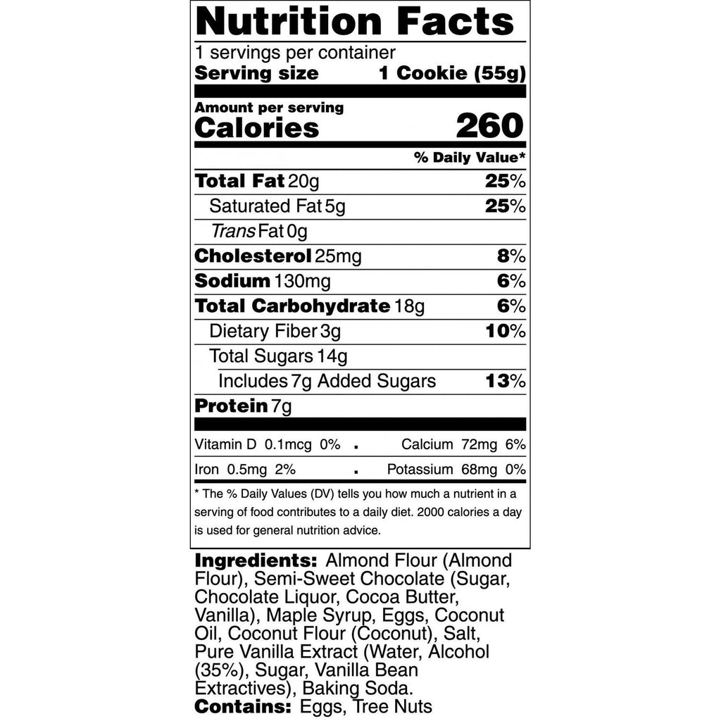 Paleo Chocolate Chip Cookie