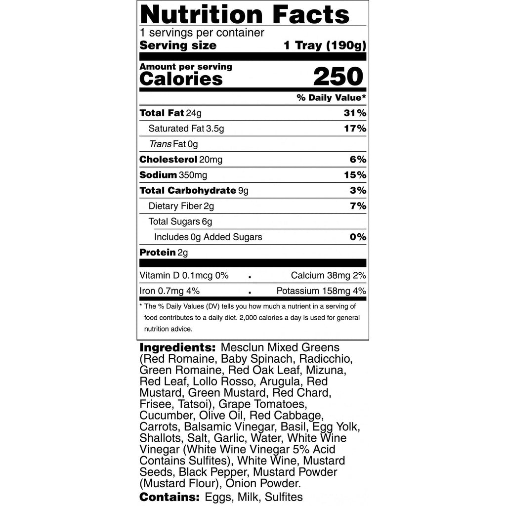 House Salad with Balsamic Dressing