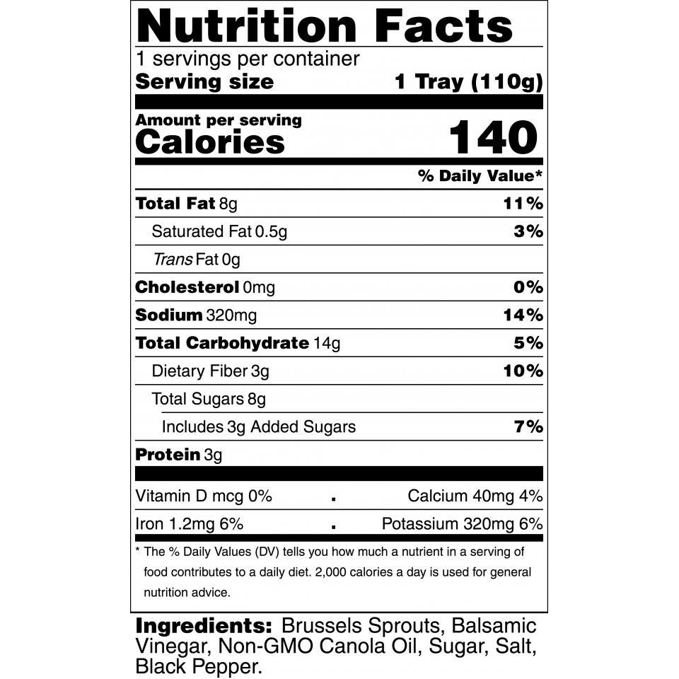 Charred Brussel Sprouts with Balsamic Glaze