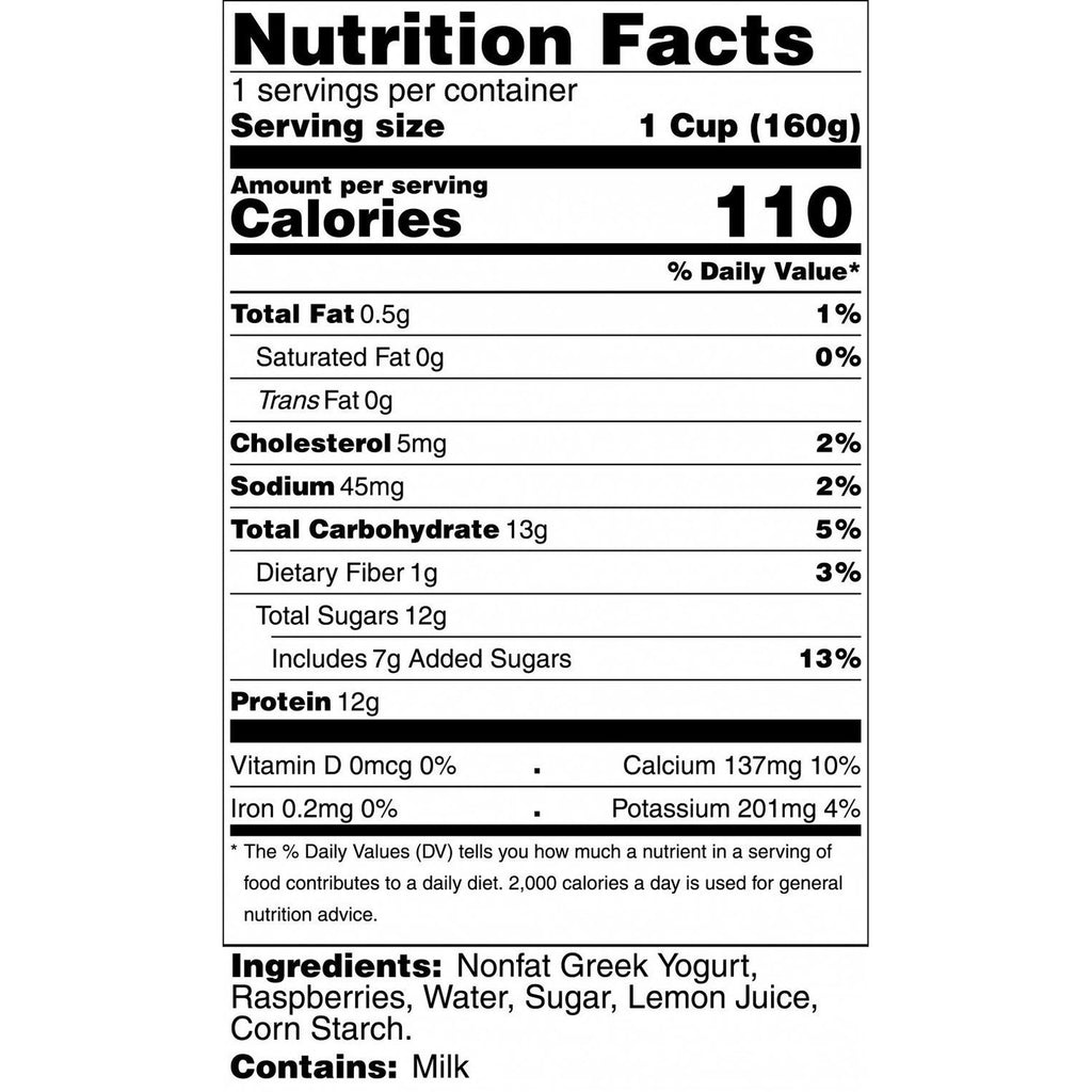 Raspberry Greek Yogurt