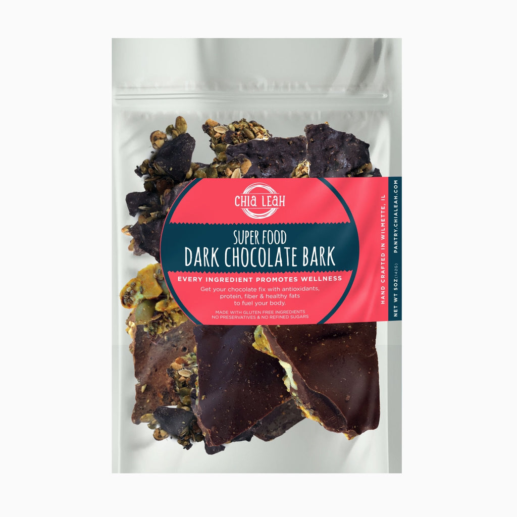 Chia Leah Super Food Dark Chocolate Bark