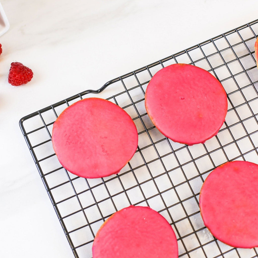 Raspberry Shortbread Cookies